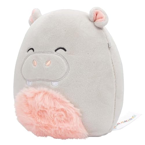 Squishmallows Original 5-Inch Harrison The Hippo - Official Jazwares Stocking Stuffer Plush - Collectible Little Soft & Squishy Stuffed Animal Toy - Add to Your Squad - Gift for Kids, Girls & Boys thumbnail 4