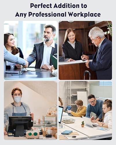 Uniclife 2 Pack Acrylic Business Card Holder for Desk, 60 Card Capacity | 1 Slot Clear Business Card Display Stand for Men Women Desktop Business Card Organizer Card Stand for Office Home Exhibition thumbnail 7