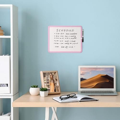 Mr. Pen- Dry Erase Board, 14” x 11” with a Black Dry Erase Marker, Small Mini White Board for Students thumbnail 2
