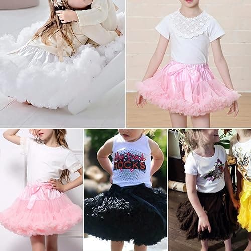 XinChangShangMao Girl's Petticoat, Baby Girls Soft Tutu Skirt Fluffy Pettiskirt Princess Ballet Dance Skirts thumbnail 2