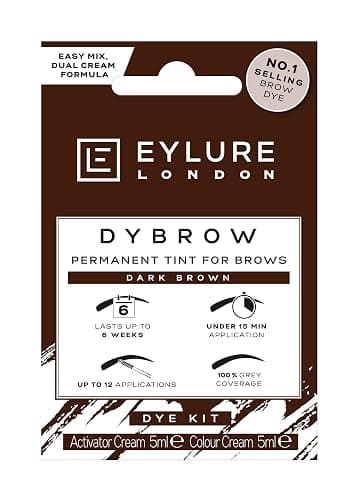 Eylure DYBROW Eyebrow Dye Kit, Dark Brown - Image 1