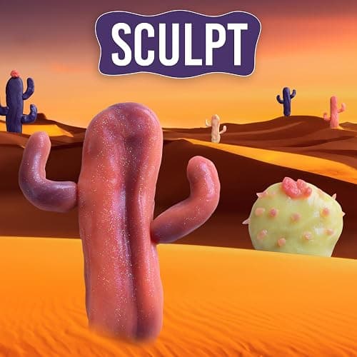 Crazy Aaron's Thinking Putty - Goodnight Cactus - Multi-Color Sensory Putty for Kids and Grown ups in a 4" Tin - Creative and Endless Fun, Stress Relief Therapy Toys, Never Dries Out - Made in USA thumbnail 5