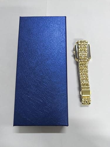 Lancardo Elegant Rectangular Womens Watch: Gold Silver Tone Stainless Steel Easy-Read Roman Numerals Quartz Dainty Wristwatch Perfect for Birthday thumbnail 14