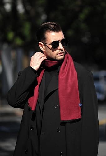 EP Mode Men's Winter Scarf, Cashmere Feel, Super Soft & Warm thumbnail 4
