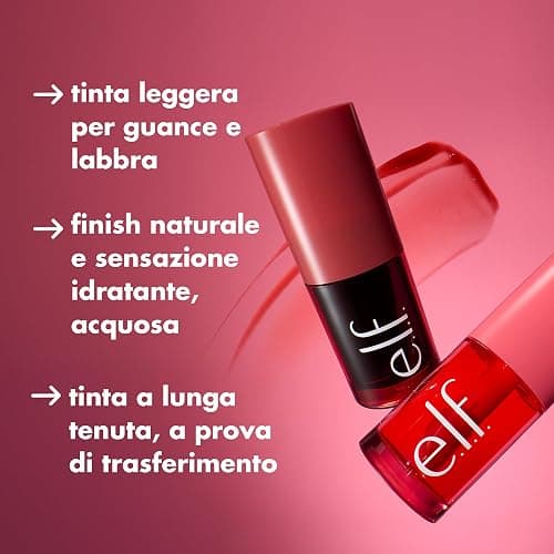 e.l.f. Sheer For It Blush Tint, make-up multiuso per labbra e guance a lunga durata, dona un tocco di colore soffuso e naturale, prodotto vegano e non testato sugli animali, Plums Up thumbnail 3