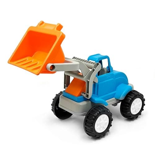 American Plastic Toys Gigantic Loader Truck with Tilting Loading Dump Bucket, Knobby Wheels, and Metal Axels for Indoors or Outdoors Play thumbnail 10
