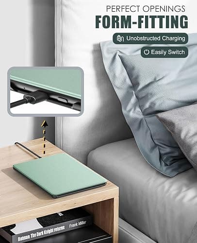 MoKo Case for All-new 7" Kindle Paperwhite (12th Generation-2024) and Kindle Colorsoft Signature Edition 2024, Lightweight Shell Cover with Auto Wake/Sleep for Kin dle Paperwhite 2024, Agave Green thumbnail 6