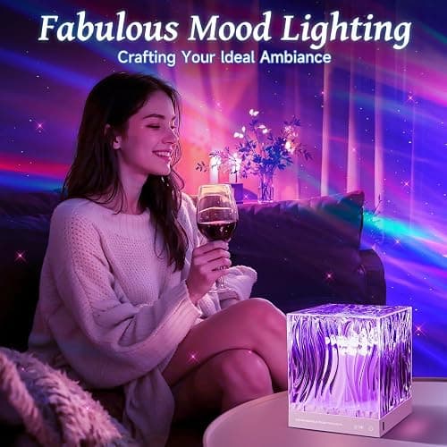 Christmas Gifts for Teens Northern Lights Projector,18 Color Gifts for Teen Boys Gifts for Teenage Girls,Remote Galaxy Projector for Bedroom Night Light for Kids Galaxy Light,Cute Room Decor Aesthetic thumbnail 7