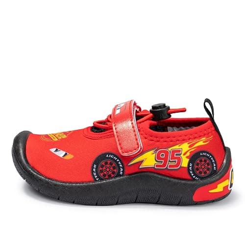 Disney Cars Water Shoes - Lightning McQueen Aqua Sock for Toddler Kids - Fashion Foot Protection for Water thumbnail 2