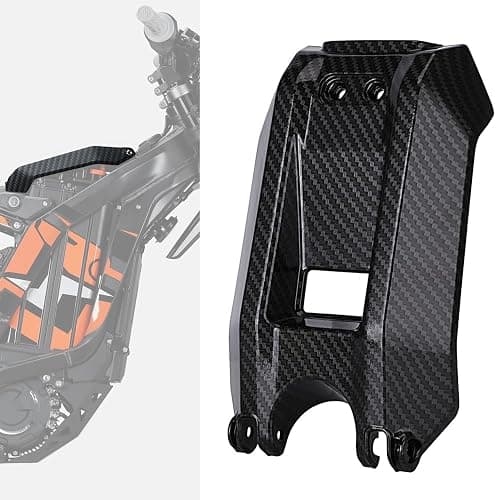 IUVWISN Battery Cover for Surron LBX, Electric Dirt Bike Battery Cover Lid Warp for Sur Ron Light Bee X/S Imitation Carbon Fiber,PP Material - Image 1