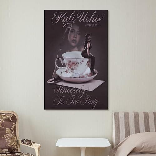 KBBYT Kali Uchis Sincerely Music Album Poster Canvas Wall Art Print For Room Aesthetic And Decor Poster For Bedroom Living Room Bathroom Kitchen Office Decor 12x18inch(30x45cm) Unframe-style thumbnail 7