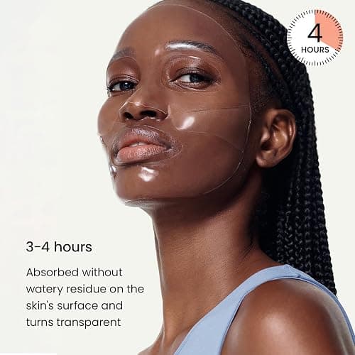 BIODANCE Hydro Cera-nol Real Deep Mask, Overnight Hydrogel Mask, Hydrating Facial Mask For Sensitive Skin, Redness Reducing & Quick Soothing Effect, Korean Skincare, Stocking Stuffers |1.19oz(34g)x4ea thumbnail 5