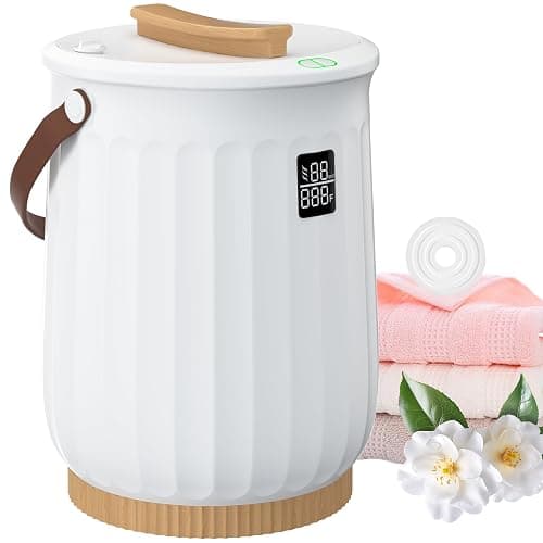 Large Towel Warmer Bucket for Bathroom, 20L Luxury Towel Warmers for SPA, Hot Towel Heater, Great Gift Idea, 1 Min Fast Heating, Safety Lock Design, Fits Two 40"x70" Towels, Bathrobes, Blankets - Image 1