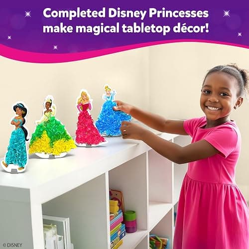 Skillmatics Poke-in Art – Disney Princesses, Wood Craft Kit, Gift for Kids | DIY Mess-Free Fun, Cinderella, Ariel Fine Motor Skills, Screen-Free, Travel Activity, Girls & Boys Ages 4, 5, 6, 7, 8, 9 thumbnail 6