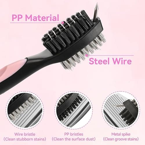 karamagic 11 Pcs Golf Accessories Kit, Include Golf Ball Bag with Hook Tees Towel Cleaner Brush Ball Marker Divot Tool Score Counter thumbnail 5