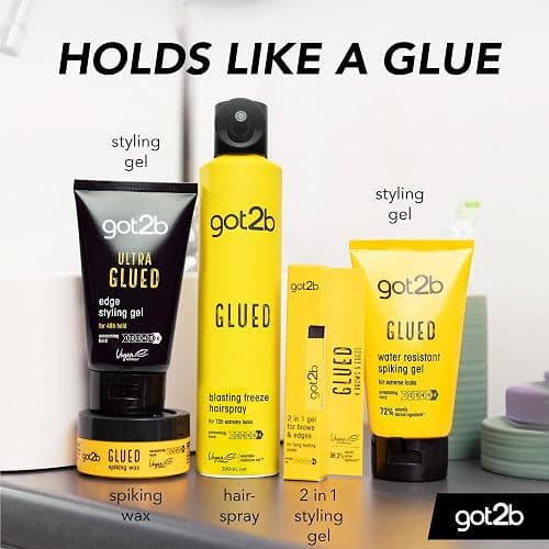 got2b Glued Blasting Freeze Hairspray 300 ml, Glued Hairspray for up to 72h Ultra Strong Hold, Hairspray got2b, For Extreme Hairstyles, Vegan Formula thumbnail 7