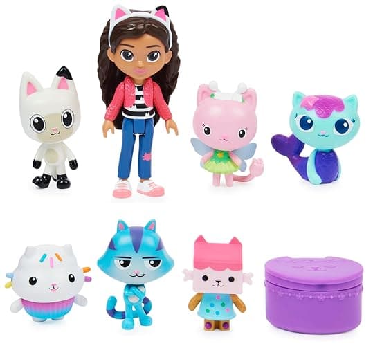 Gabby’s Dollhouse, Deluxe Figure Gift Set with 7 Toy Figures and Surprise Accessory, Kids’ Toys for Ages 3 and above thumbnail 7
