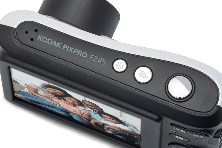 KODAK PIXPRO Friendly Zoom FZ45-WH 16MP Digital Camera with 4X Optical Zoom 27mm Wide Angle and 2.7" LCD Screen (White) thumbnail 7