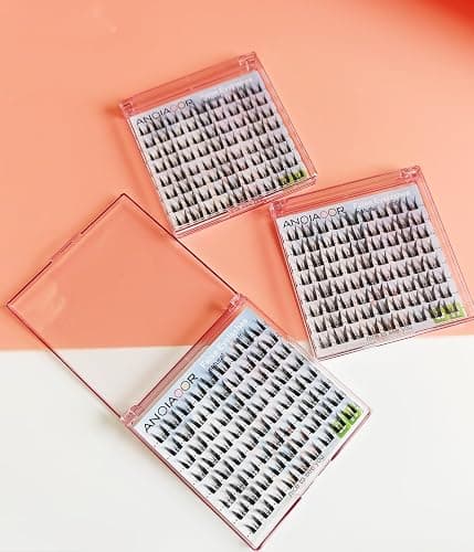 Cat Eye Manga Lashes Falsche Wimpern Künstliche Natürliche Look, C Curl Cateye Fake Lashes, 3D Natural False Eyelashes 12 Paar Katzenauge Hybrid Wispy Volumen Wimpern Extensions thumbnail 6