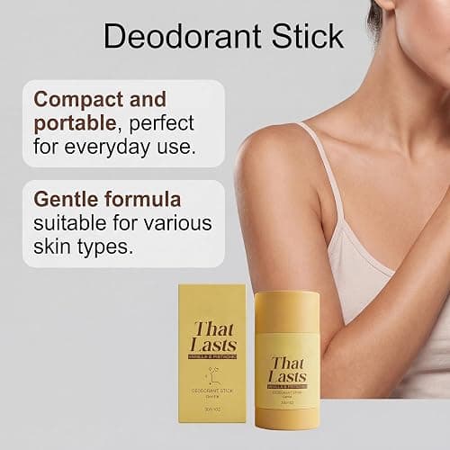 Kojic Acid & Turmeric Aluminum-Free Deodorant, Vanilla & Pistachio Perfumed Stick, All-Day Odor Protection, Underarm Brightening Care, All-Day Odor Protection for Women & Men (1pcs) thumbnail 4