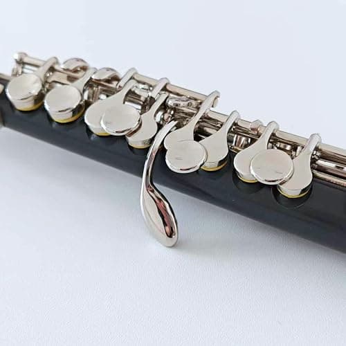 Deloitte Piccolo C Key, Nickel Plated, DPC-110, for Beginner Student Piccolo Instrument with Cleaning Kit, Carrying Case thumbnail 2