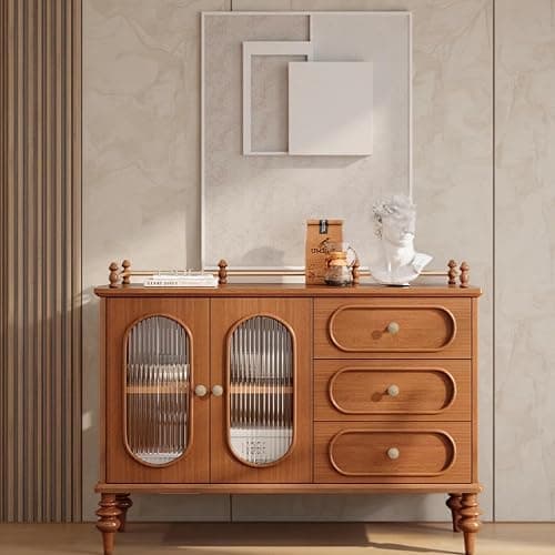Cangder 20Pcs Wooden Cabinet Knobs Unfinished Wood Knobs for Dresser Mushroom Drawer Knobs Pulls Handles (1.3" Dia., 1" Height, with Screws) thumbnail 2
