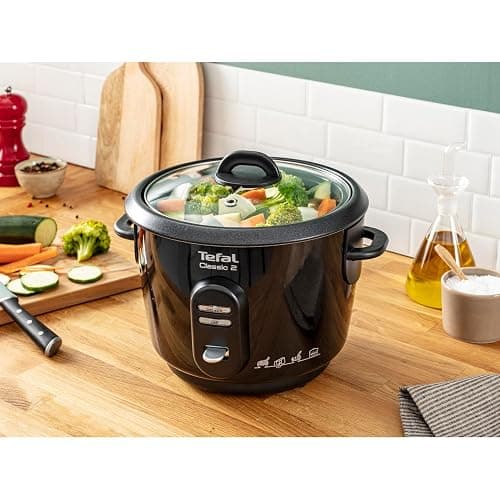 Tefal Classic 2 Cuiseur à riz automatique, Capacité 3 L, 900 g de riz, Cuiseur vapeur, Cuve antiadhésive, Maintien au chaud, Cuisson sans surveillance RK102811 thumbnail 2