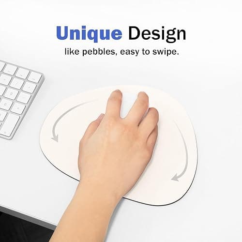 GREEDY FARMERS Mouse pad, Non-Slip Washable Waterproof Computer Mouse pad (Vanilla Cream) thumbnail 3