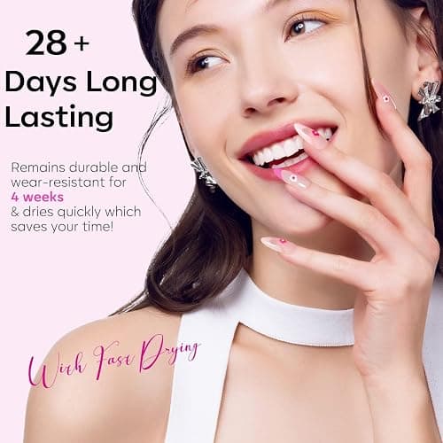 modelones Pink Gel Nail Polish Set 6 Colors, Thanksgiving Hot Pink Tones Neon Pink White Gel Polish Magenta Light Soft to Dark 2025 All Seasons LED Nail Art for Nail Lovers Gift Salon DIY Starter Kit thumbnail 8
