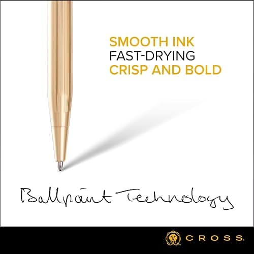 Cross Classic Century Refillable Ballpoint Pen, Limited-Edition 23KT Gold Plated luxury Ballpen, Presented in a Luxury Gift Box - Medium Point, Black Ink, Gold thumbnail 3