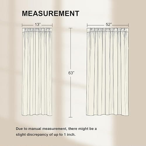 NICETOWN 100% Blackout Pink Curtains 63 Inches Long, W52 x L63, 2 Panels | Rod Pocket Light Blocking Window Treatments, Home Decor Thermal Insulated Drapes for Girls Room thumbnail 2