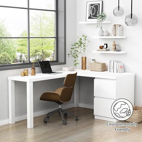 Forbena 24 Inch Floating Shelves for Wall Decor, White Wall Book Shelves for Bedroom, Large Long Deep Hanging Shelves for Bathroom Office Laundry Living Room Kitchen Closet Storage - Set of 3 thumbnail 2