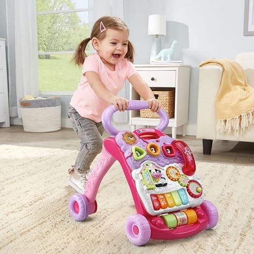 VTech Sit-to-Stand Learning Walker (Frustration Free Packaging), Pink thumbnail 9