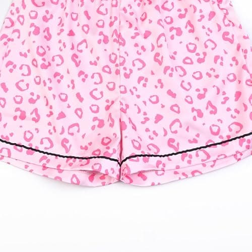QPANCY Kids Satin Pajamas Sets Baby Boy Girl Button-Down Silk Sleepwear 2 Piece Short Sleeve Loungewear Clothes Set thumbnail 5