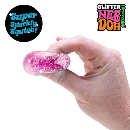 Schylling NeeDoh Teenie Quad Squad Needoh 4 Pack - Sensory Squeeze Toy - 1.5" in Diameter - Colors May Vary thumbnail 6