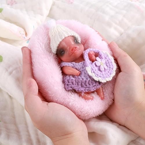 BABESIDE 4.5" Realistic Silicone Piggy Toy - Soft, Stretchy, Chubby Mini Silicone Pig Pet Figurine for Stress Relief, Sensory Play, Kids & Adults Collection thumbnail 2