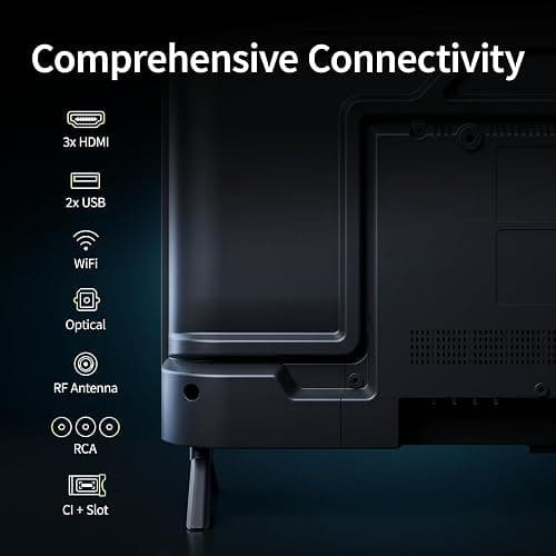 32" LED Smart TV - HD Ready, Samsung Tizen OS & Gaming Hub, Black | Apple AirPlay, Alexa & Bixby Voice Control, HDR, Bluetooth, WiFi, 3x HDMI - Perfect for Streaming, Gaming & Entertainment thumbnail 7