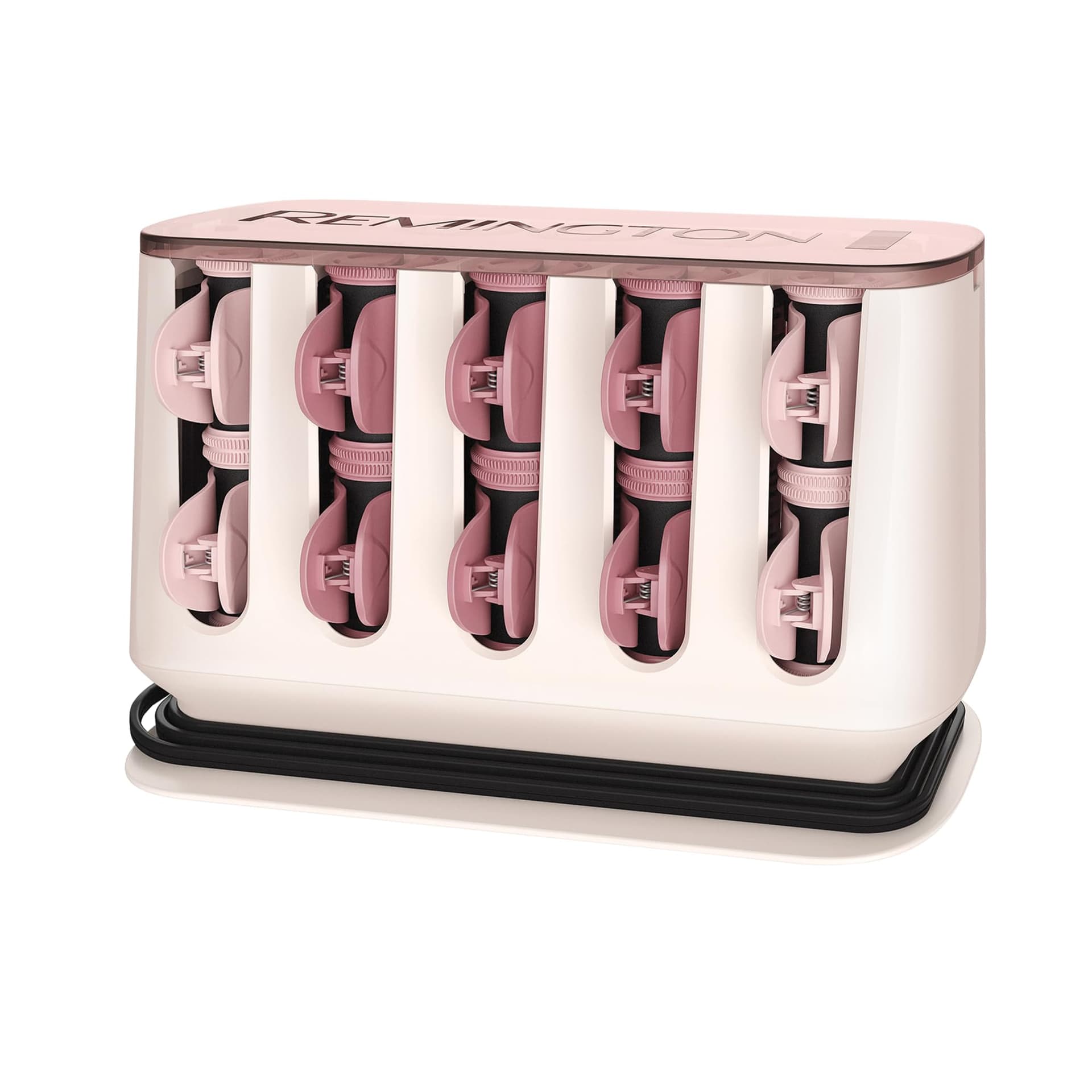 Remington curlers large - electrically heated [20 pieces in 2 sizes/colours: 8x25mm, 12x32mm]PROluxe (OPTIheat & Ion technology, flocked with wax core for long-lasting heat)H9100 - Image 1