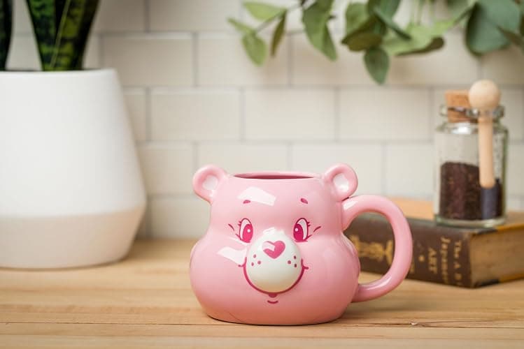 Silver Buffalo Care Bears Cheer Bear Ceramic 3D Sculpted Mug, 20 Ounces thumbnail 2