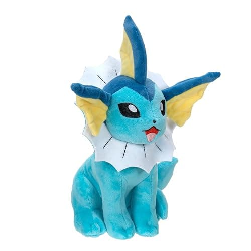 Pokémon 8-Inch Vaporeon Plush - Adorable, Ultra-Soft, Plush Toy, Perfect for Playing & Displaying - Gotta Catch ‘Em All thumbnail 4