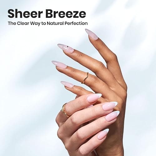 Beetles Builder Gel for Nails 2Pcs, 7 in 1 Clear Building Gel Set HEMA-FREE & TPO FREE with Nail Brush, for Strengthening Natural Nail Apex & Extension DIY Salon at Home,UV LED Lamp Cured thumbnail 7