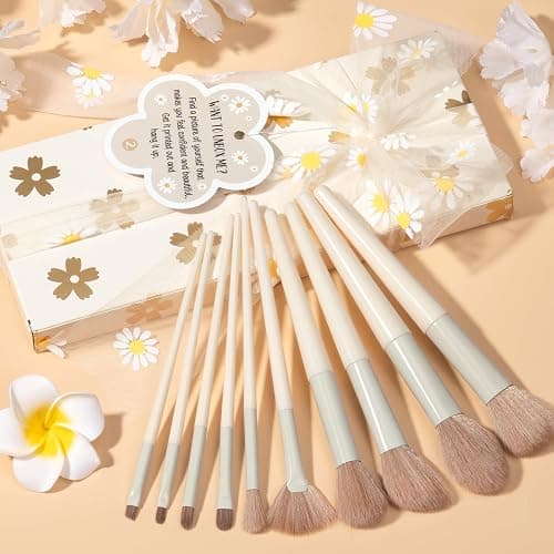 Easter Basket Gifts for Tween & Teen Girls, 8 PCS Birthday Gift Teenage Girl Gifts Trendy Stuff w/Fun Task Tag Makeup Brushes & Bag, Empower Positive Wrapped Gift Prefilled Stuffers for Daughter Niece thumbnail 7