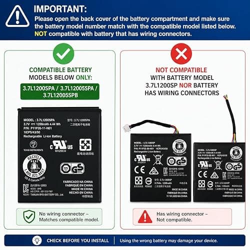 TI-84 Plus CE Battery Replacement Fit Texas Instruments TI-84 Plus CE C Graphing Calculator, TI NSpire CX/CX II/CX CAS, P11P35-11-N01 & 3.7L12005SPA Battery, Fix Dead Power Issue & Error Validating OS thumbnail 7