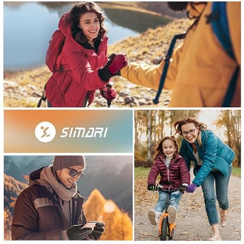SIMARI Winter Gloves Women Men Ski Snow Gloves Liner Thermal Warm Touch Screen, Suit for Running, Cycling, Biking, Hiking, Driving, Walking, Typing, Freezer Work, Sports, Soccer, Shooting, Gaming 102 thumbnail 6