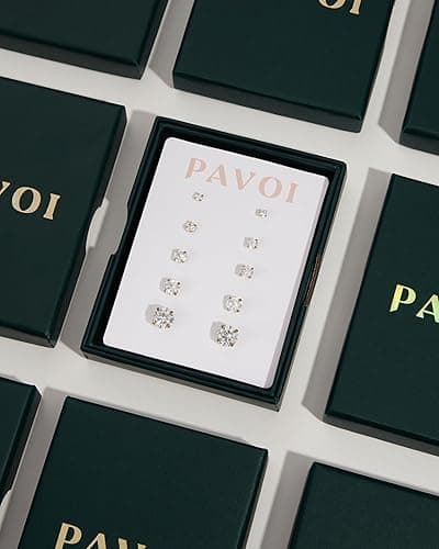 PAVOI 14K Gold Plated Opal Pendant Necklaces for Women | Created Opal Cubic Zirconia Dainty Necklace | Butterfly Round Triangle Antler Bar Pendants thumbnail 6