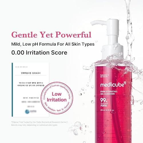 medicube PDRN Jelly to Foam Cleanser - Gentle Low pH Hydrating Cleanser | Hydrating Daily Face Wash with PDRN, Collagen & LHA - For All Skin Types, Korean Skincare, 200ml thumbnail 6