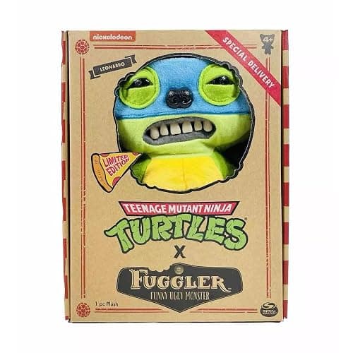 Fuggler toymonster Funny Ugly Monster Ninja Turtles Special delivery Nickelodeon Plush Figure Collection (Leonardo) thumbnail 4