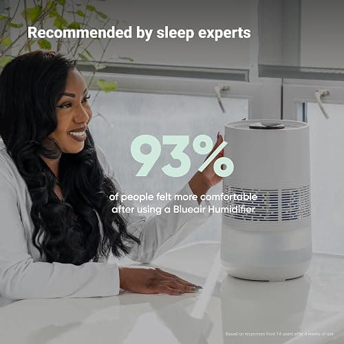 BLUEAIR Premium Smart Humidifier for Large Rooms, Bedrooms, Better Sleep with Evaporative Invisible Mist Tech, Auto Humidify, Easy Top Fill, Smart Control with App, Touchscreen, 3.5L Tank for 48 hours thumbnail 6