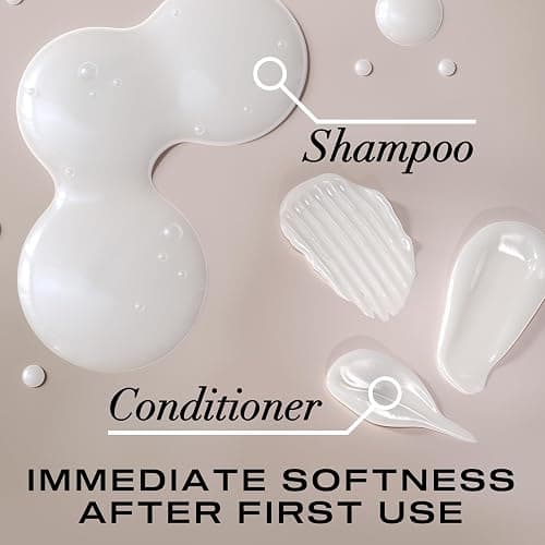 OGX Nourishing + Coconut Milk Sulfate Free Shampoo and Conditioner Set, Hydrates & Softens Hair, Lipi Pro Shield Technology, Creamy Coconut Milk White Peach & Shea Butter Scent, 2 Items, 2 x 13 fl oz thumbnail 4