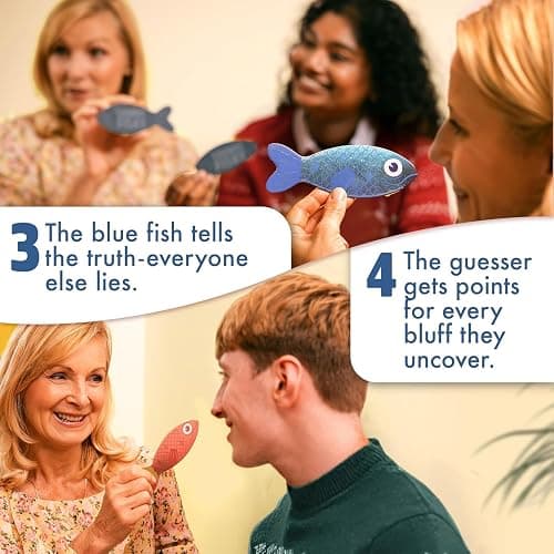 Big Potato Sounds Fishy – Fast-Paced Bluffing Party Game for Kids 10+ & Adults | Fun Family Trivia Board Game for Quick Thinking & Lying | Perfect for Game Night (Smaller Box) thumbnail 5